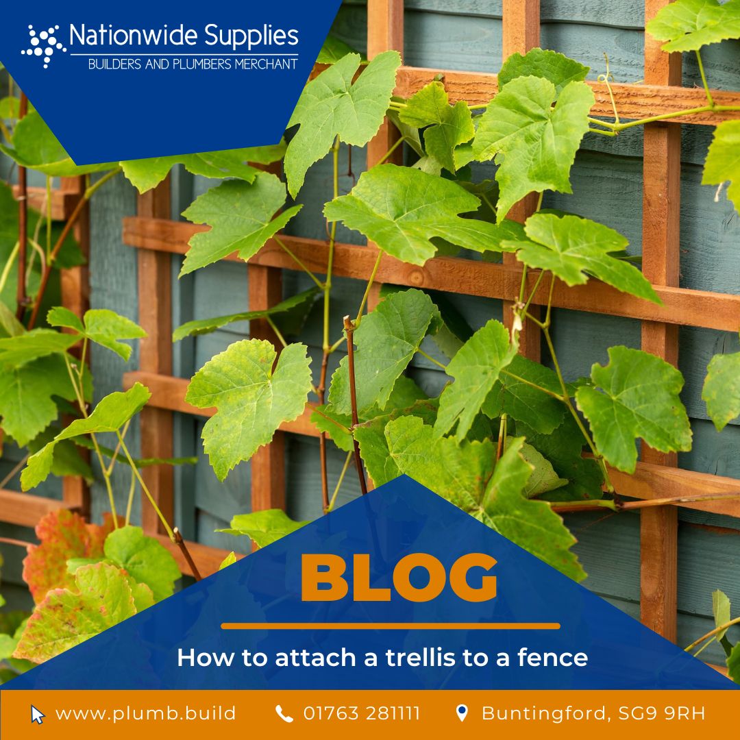 How to attach a trellis to a fence