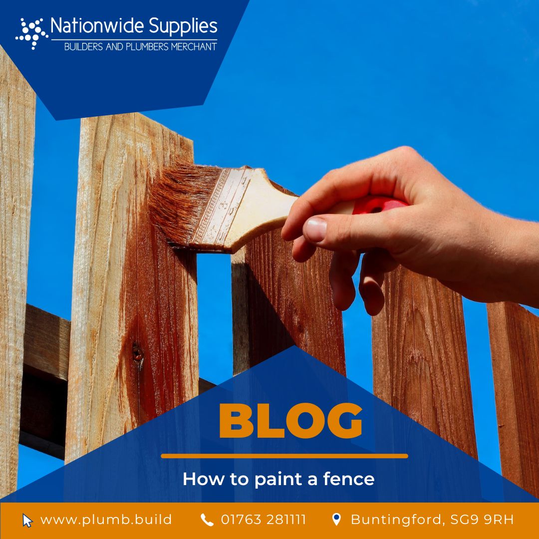 How to paint a fence