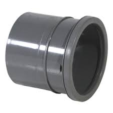 110mm Push Fit to Solvent Universal Coupling - Grey