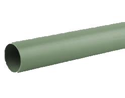 32mm Solvent Weld Waste Plain Ended 3m Pipe - Olive Grey