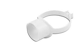 Universal 110 x 63mm Strap-on Boss - White