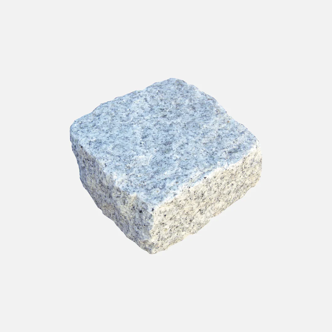GlobalStone DTS 100mm 100x100x100mm Granite Setts Collection - Silver Grey (3.6 APPROXm2)