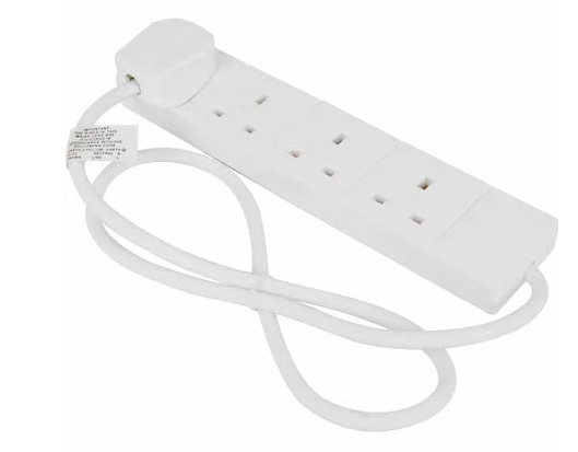 4 Gang 13A Extension Lead - 1m