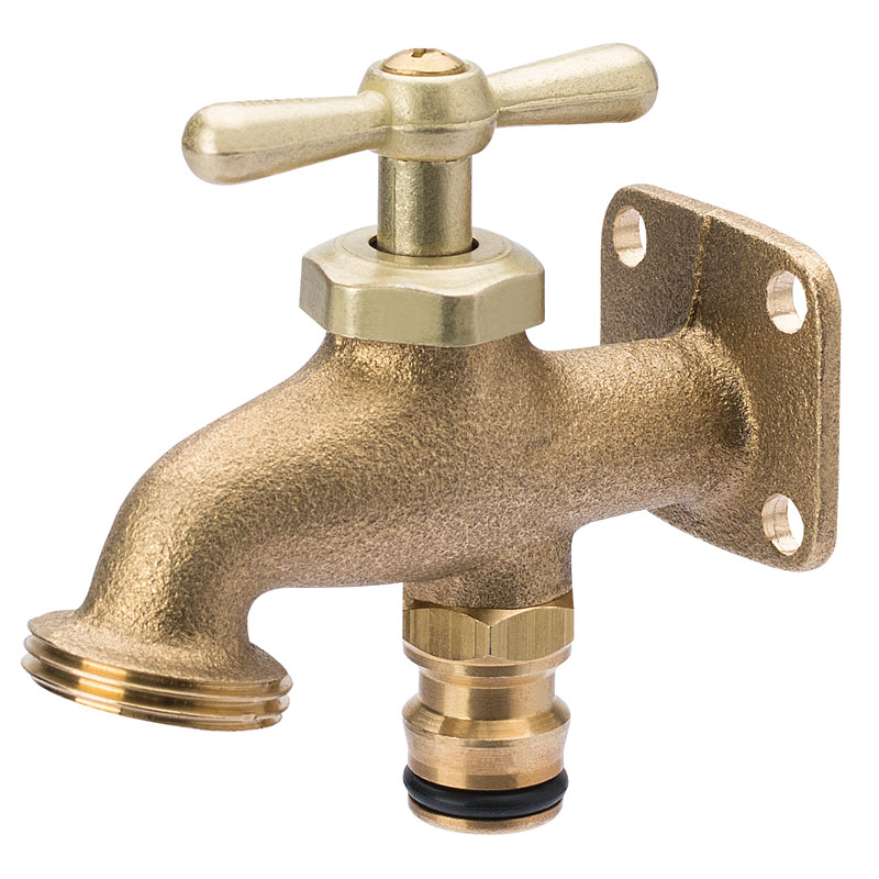 Draper Take Anywhere Brass Tap (w/ Wall Plate)