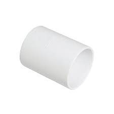 32mm Solvent Weld Waste Straight Coupler - White