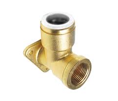 John Guest Speedfit 15mm to 1/2" Wing Back Wall Plate Elbow 