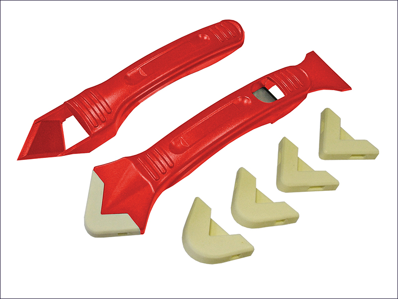 Faithfull Silicone Scraper Two Piece Kit