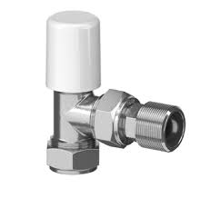 EPH Angled 15mm Compression Lockshield Valve Body LSV15