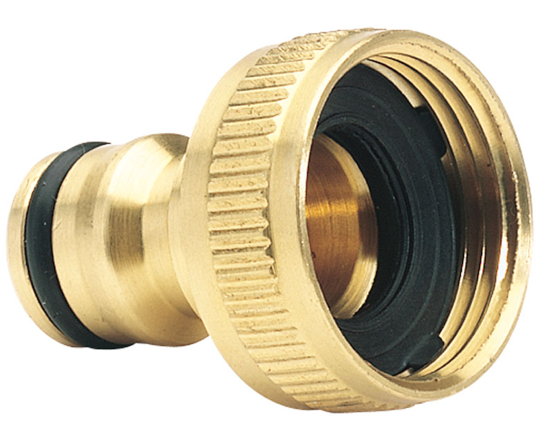 Draper Brass Tap Connector - 3/4'' Cap