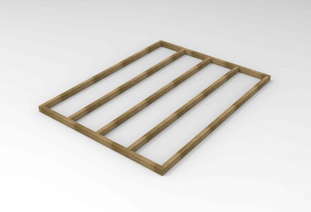 Forest Garden DTS 8x8 Shed Base Pressure Treated 