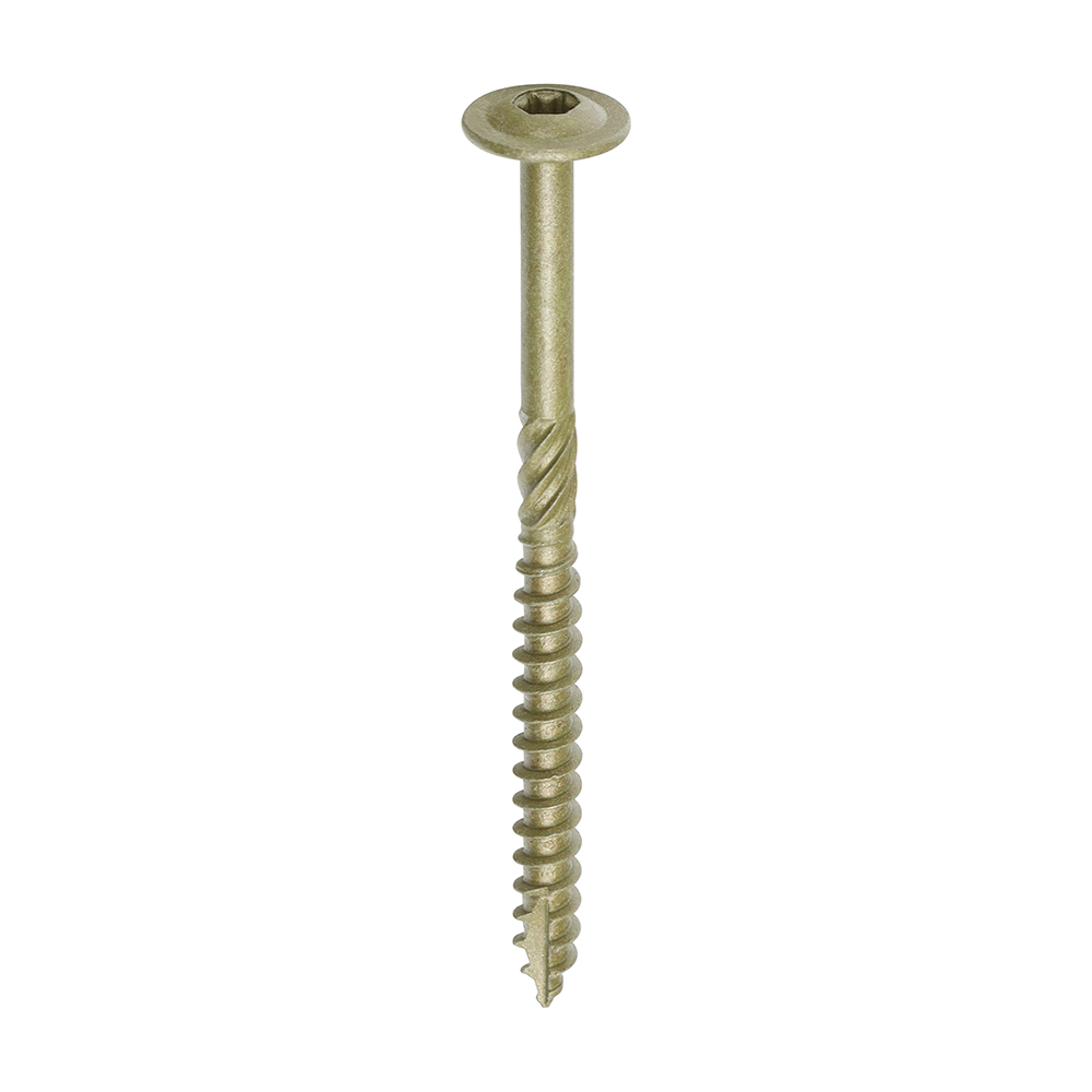 Timberfix TX30 Wafer Head Exterior Woodscrews: 6.7mm x 95mm (Bag of 6)