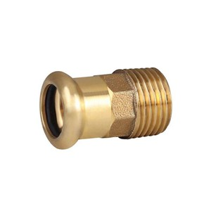 KeyPlumb 22mm Copper Press-Fit Male Iron 3/4" Straight Coupler