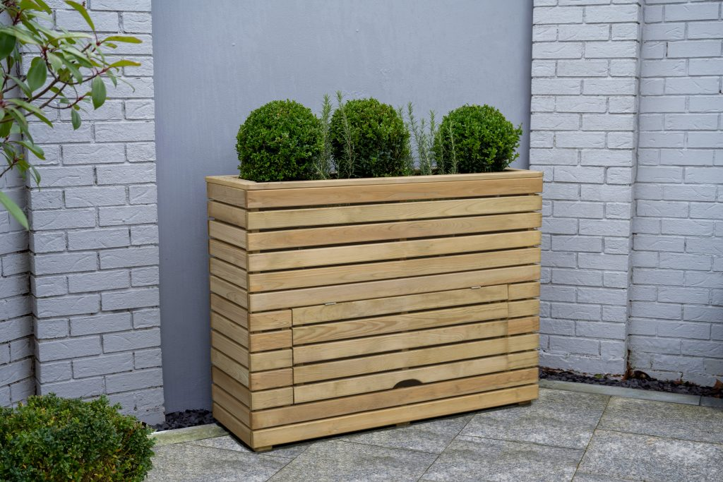 Forest Garden DTS Linear Planter - Tall with Storage 
