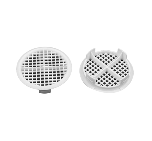 Circular Push-in Soffit Vent - White