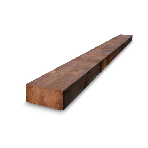 100mm x 200mm x 2400mm Tanalised (Brown) Sleeper (8x4", 95 x 195mm)