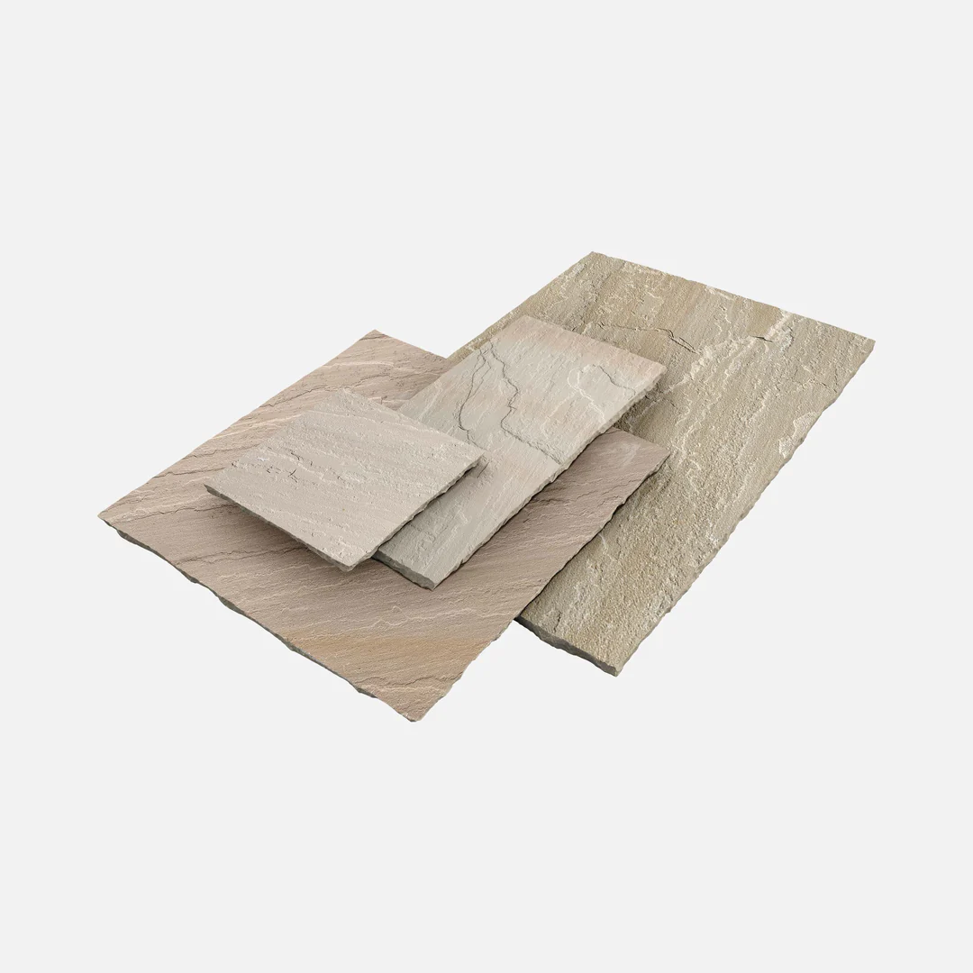 GlobalStone 22mm DTS 600-Series 4 Size Indian Sandstone Project Pack - Ravenna (15.3m2)