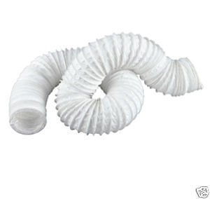 100mm (4") x 3m White PVC Flexiduct