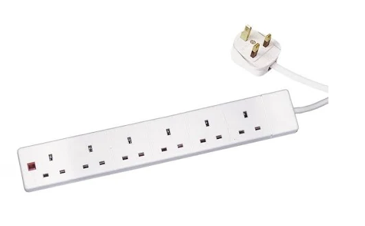 6 Gang 13A Extension Lead - 2m
