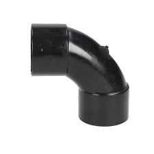 50mm Solvent Weld Waste 90' Swept Bend - Black