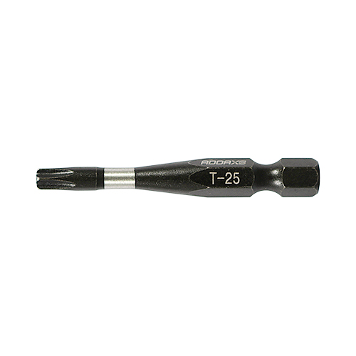 Addax X6 TX25 Torx Impact Driver Bits - Extended 50mm - Pack of 5