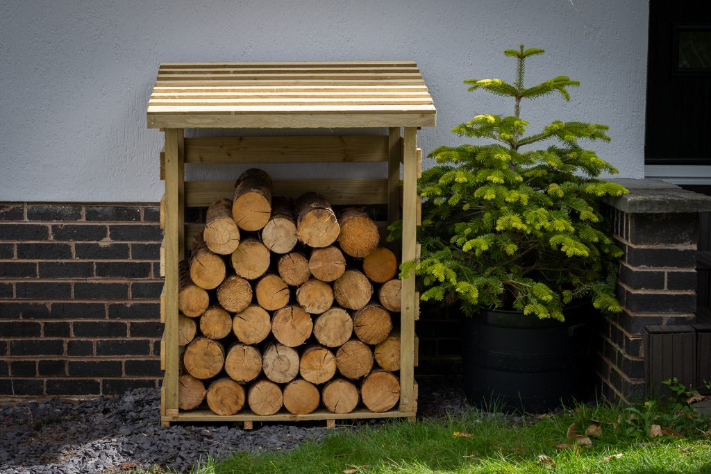 Forest Garden DTS Compact Pent Log Store 