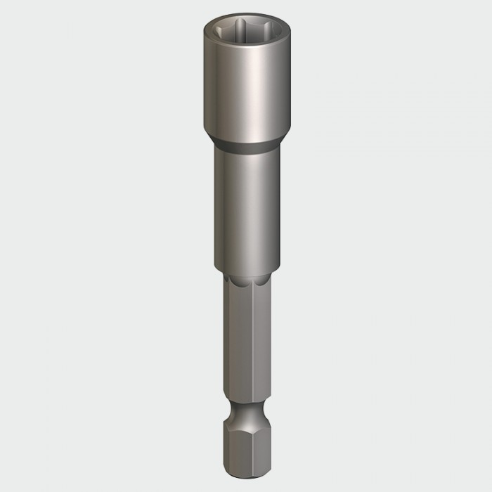 Timco S2 Magnetic Socket Driver Bit 5/16 Hex x 65mm (For Timberlock Bolts)