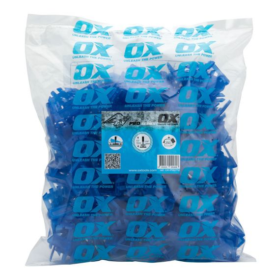 OX Pro Tile Level System, 1.5x13mm spacer, 250pack
