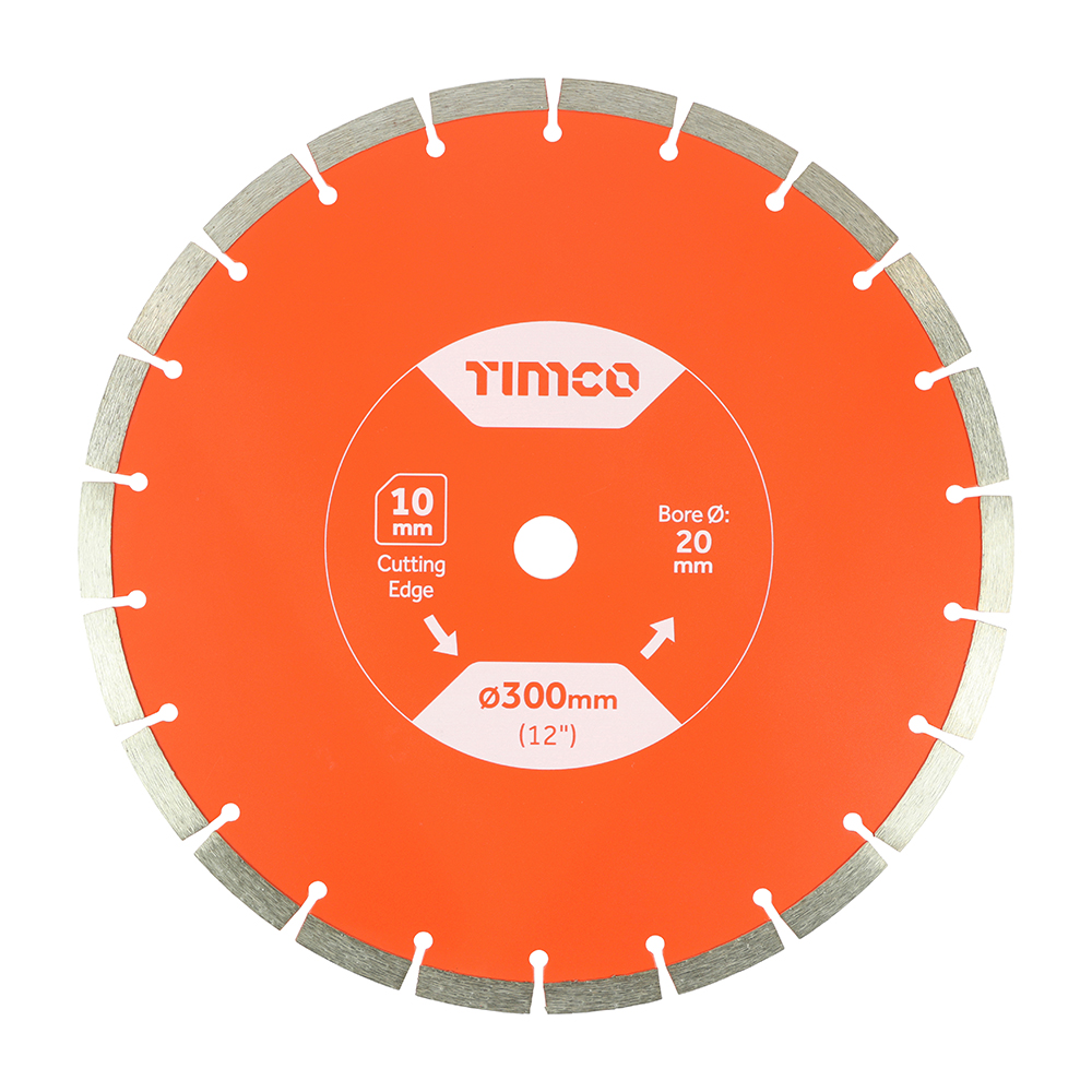 TIMCO General Purpose (GPE) Diamond Sintered Blade/Disc (300 x 20mm)