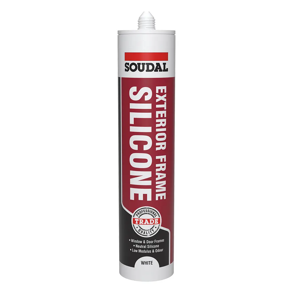 Soudal Trade uPVC 270ml Exterior Frame Silicone - White