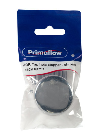 Pre-Packed WOR Tap hole stopper - chrome (Pack of 1)