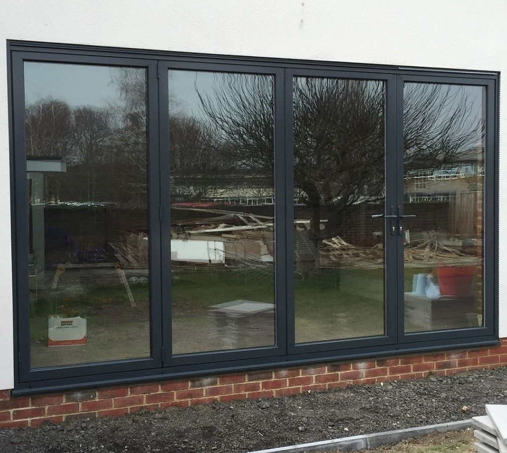 4500 x 2100mm Korniche Alumiunium BiFold Door (4 Leaves) 4-4-0