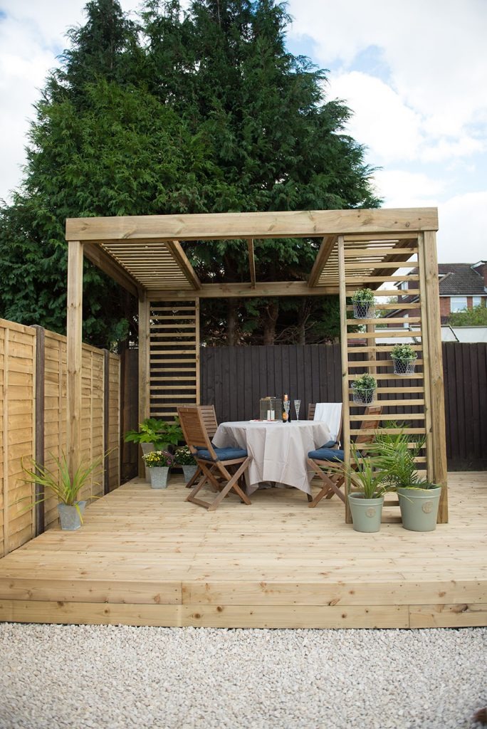 Forest Garden DTS Dining Pergola 