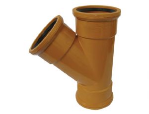 110mm Underground 45' 'y' Triple Socket Junction