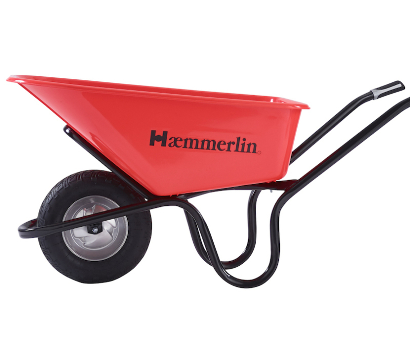 Haemmerlin 120L Polypropylene Crusader High Performance Wheelbarrow (1 year guarantee) 