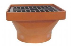 110mm Underground 160mm x 160mm Square Hopper Head