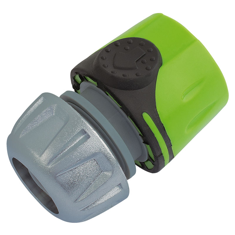 Draper Soft Grip 1/2" Female Hose Connector (w/ Metal Screw Clamp)