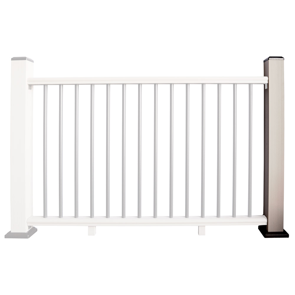 BuildDeck Composite Decking Balustrade 1.5m Post Kit - Cream