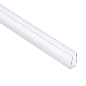 DTS RoofPro Polycarbonate C End Profile Trim 3000mm x 10mm - Clear