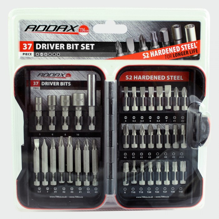 Addax 37 Piece S2 Driver Bit Set
