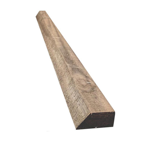 47mm x 125mm Brown Treated Cant Rail - 3m 