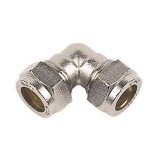 15mm Chrome Compression Elbow