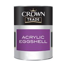 Crown Trade - Acrylic Eggshell - White - 2.5L