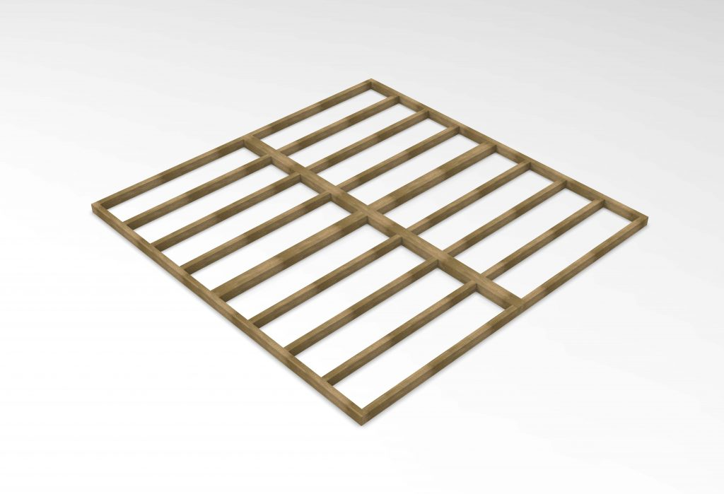 Forest Garden DTS 10x10 Shed Base Pressure Treated 