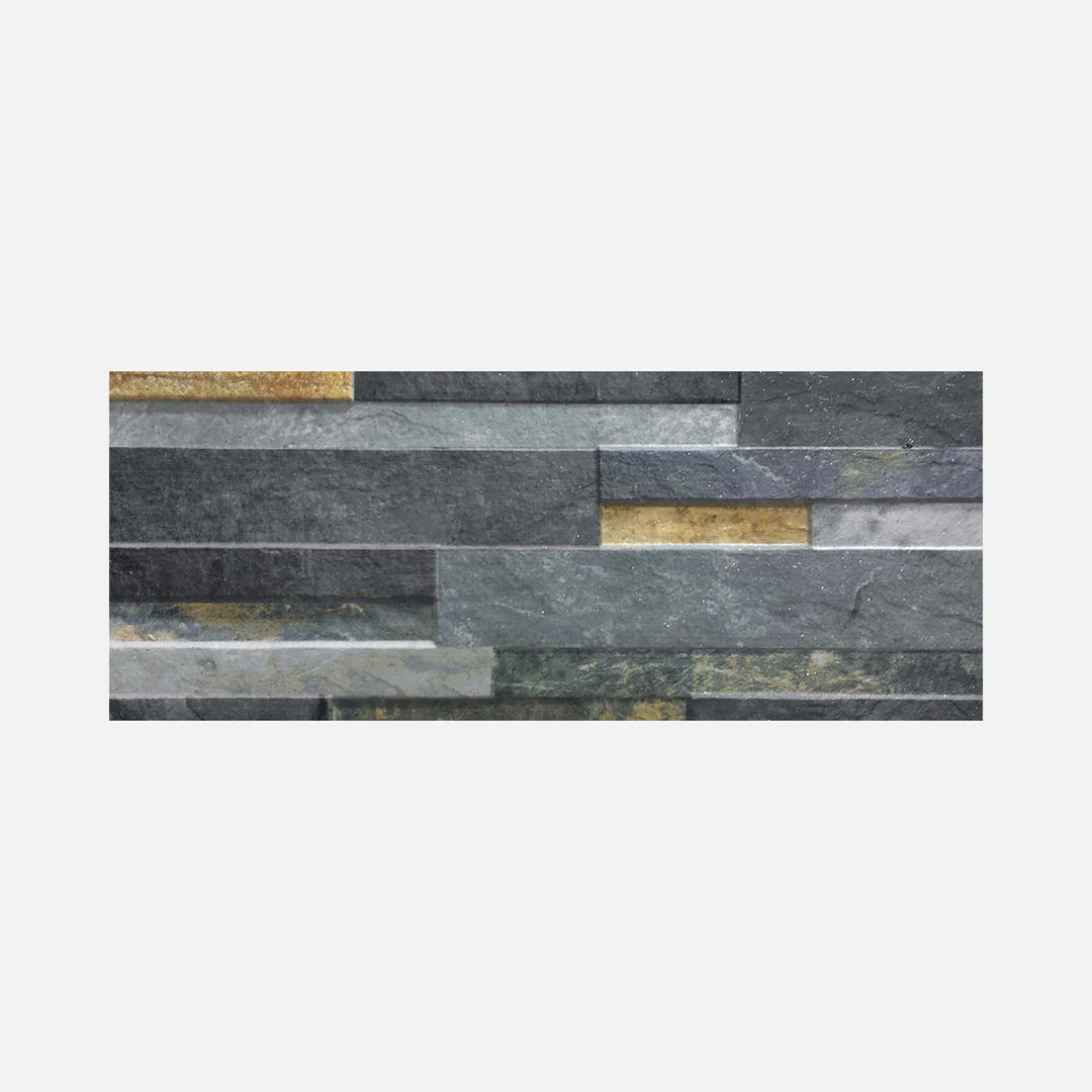 GlobalStone DTS 10-12mm 400x160mm Cladding Range Porcelain Paving  - Quartz Iron (0.96m2)