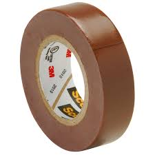 PVC Insulating Tape: Brown (18mm x 25m)