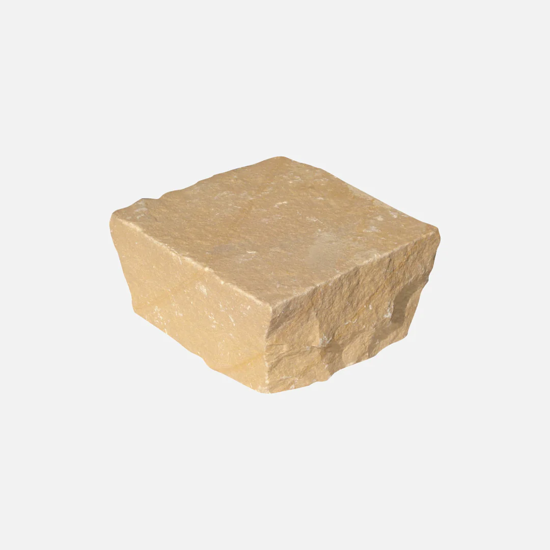 GlobalStone DTS 50mm 100x100x50mm Sandstone Driveway Setts - Buff Brown (8m2)