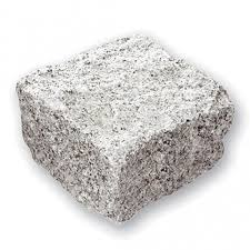 100 x 100 x 100mm Granite Setts - Silver Grey