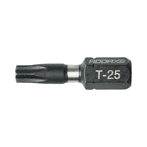 Addax X6 TX25 Torx Impact Driver Bits - 25mm - Pack of 10