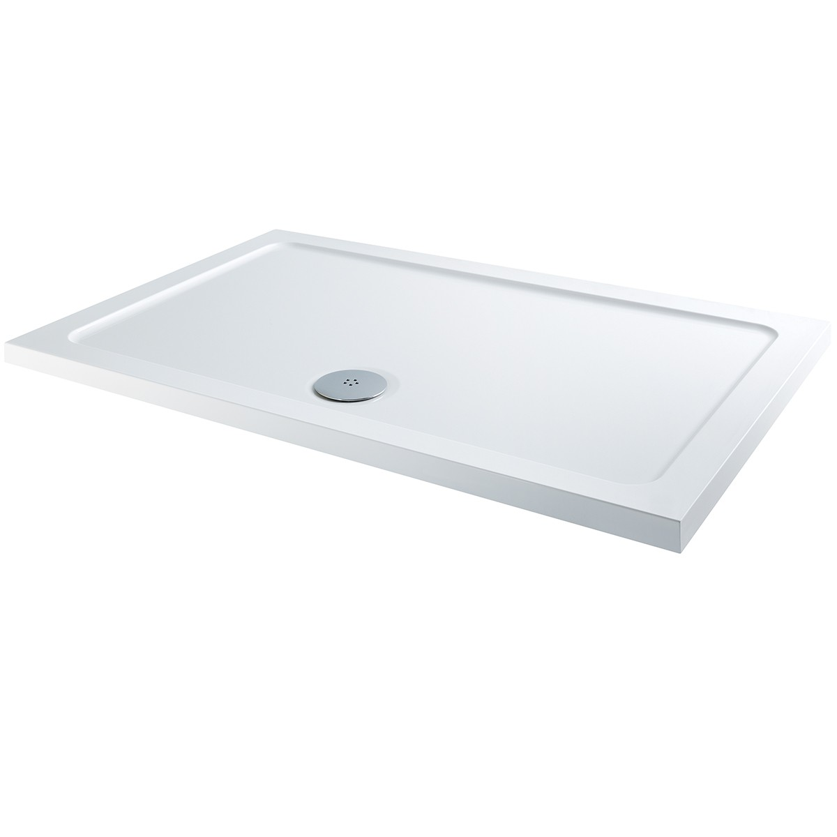 K-Vit 1200 x 900mm Rectangle L/P Shower Tray (c/w Fast Flow Waste)