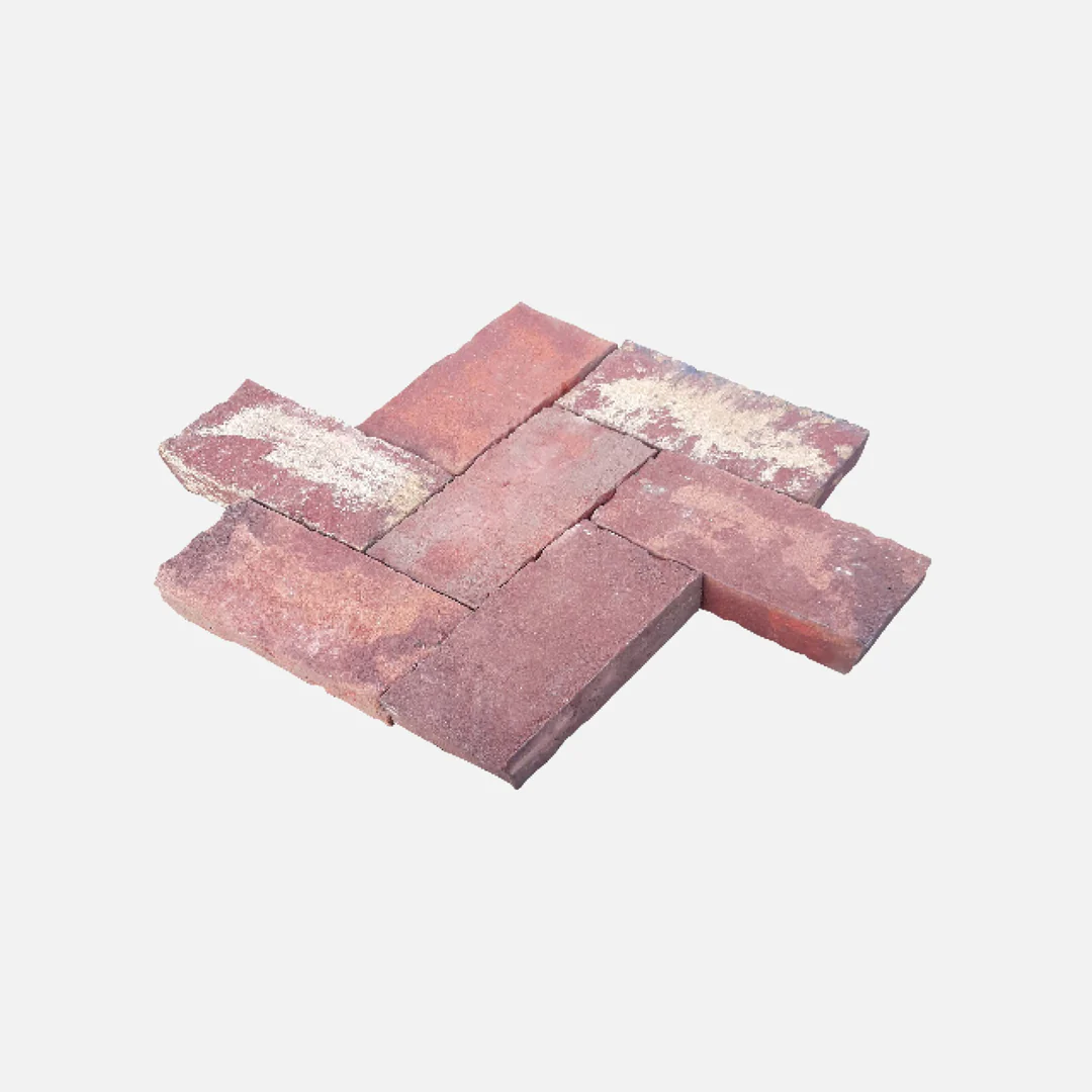 GlobalStone DTS 50mm 210x100mm Clay Paver Collection - Cherry Blend (15.12m2)